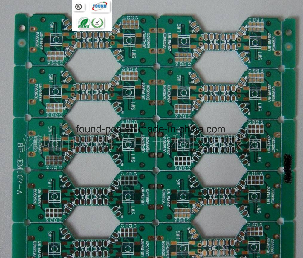 Double Side PCB Board with Green Solder Mask
