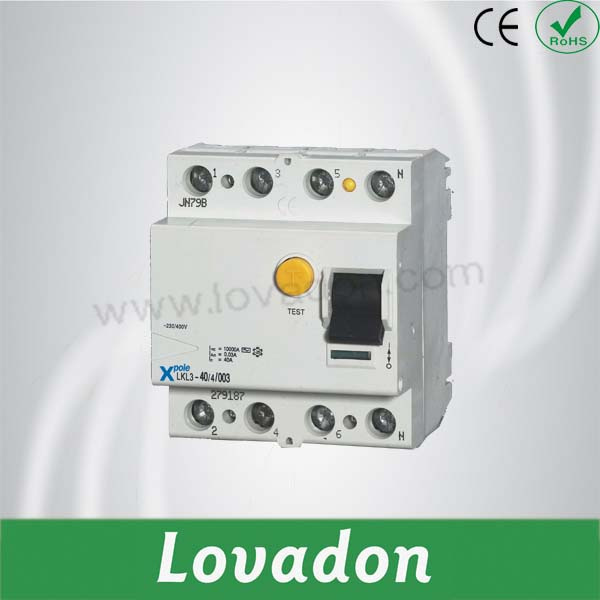 Good Quality Lf7 4pole Residual Current Circuit Breaker