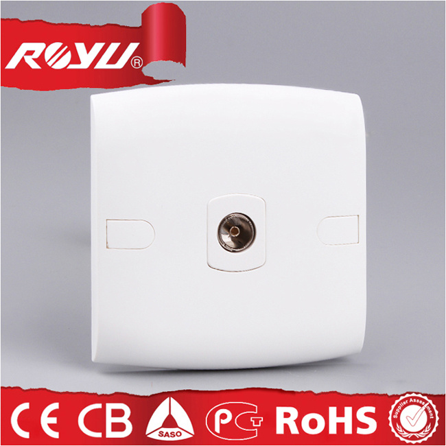 Saudi Arabia Saso Femail Socket, TV Satellite Wall Socket
