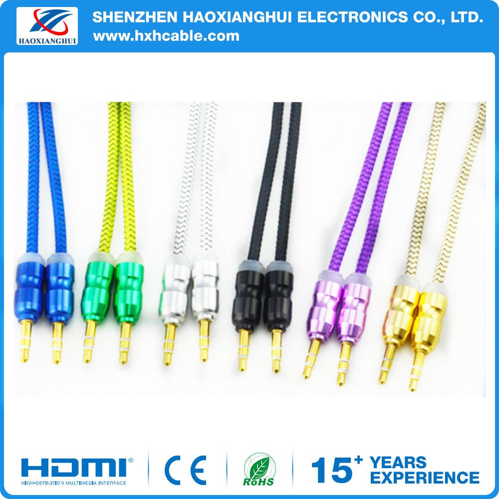 Stereo Aux Audio Cable with High Grade, 3.5mm, M to M