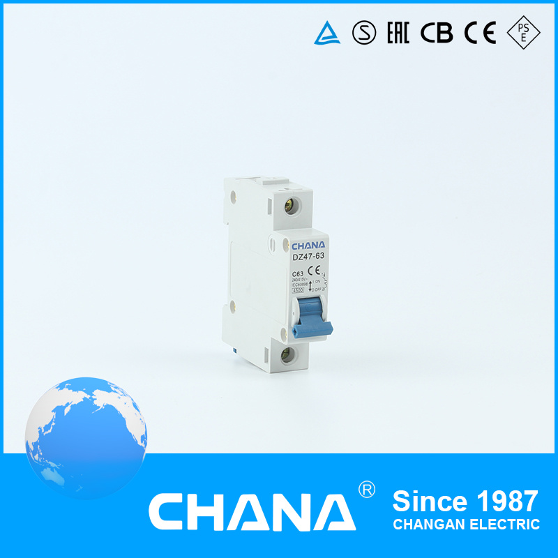 4.5ka Dz47-63 2p MCB