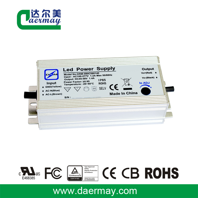 Constant Current LED Driver 80W 58V IP65