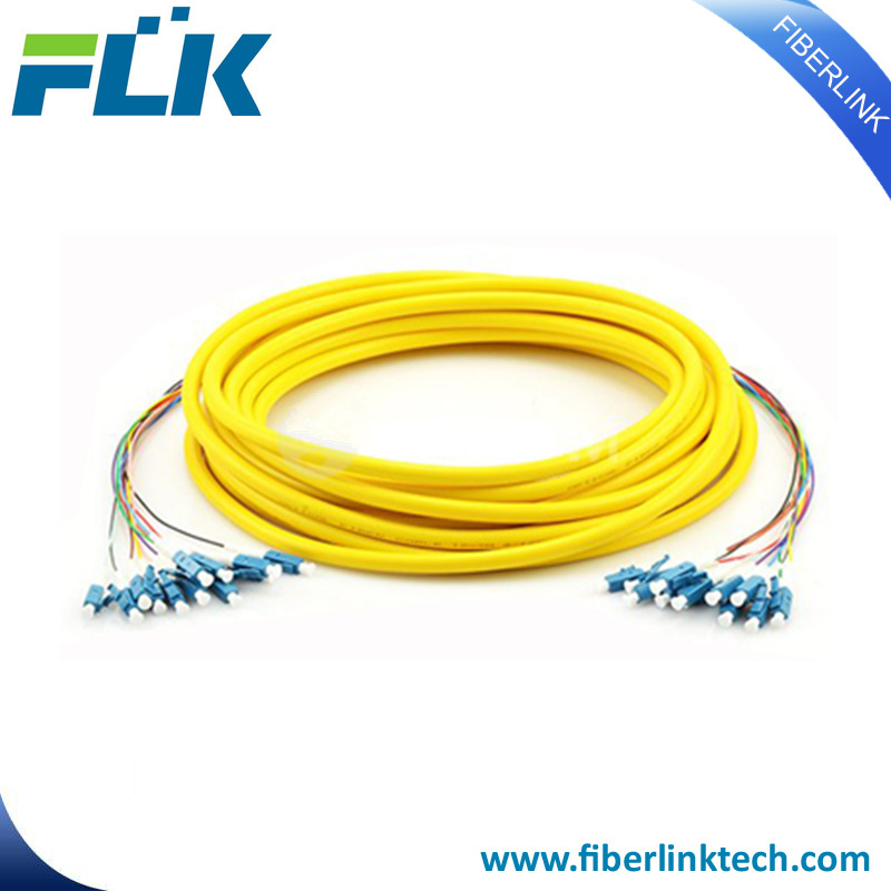 Bundle Mutil-Cores Fiber Optic Fan-out Patch Cord Sm/mm/Om3 Sc/LC/FC/St/MTRJ/E2000 Upc/APC