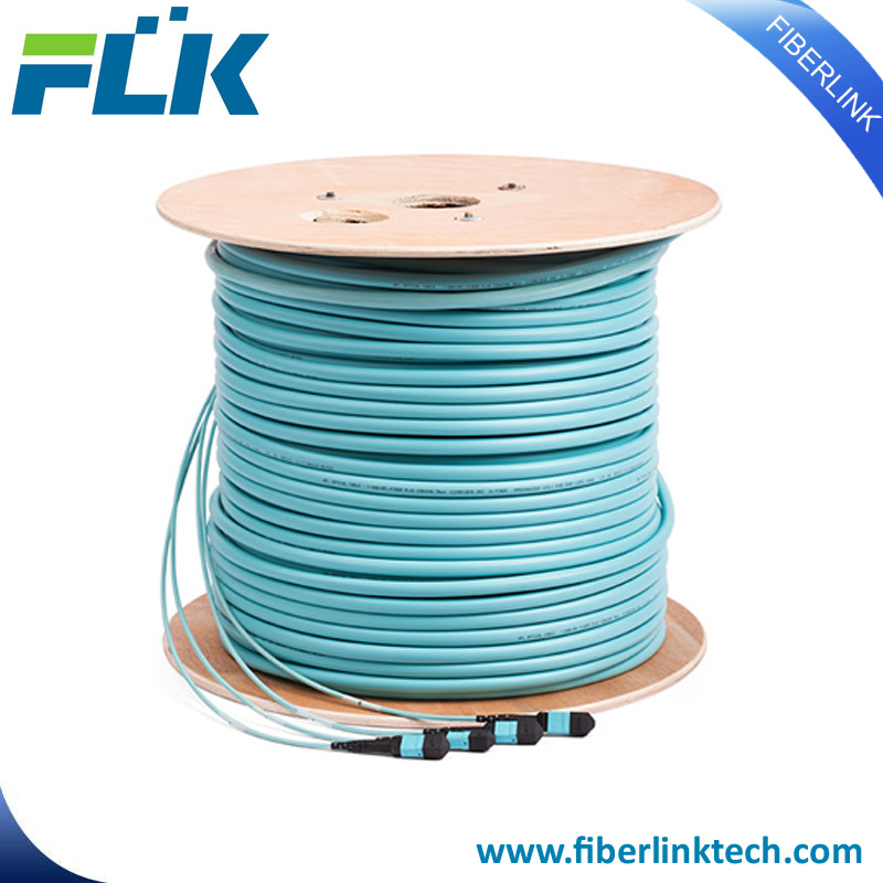 12 Cores Fiber Optic MTP/MPO Trunk Cable Om3 Patch Cord
