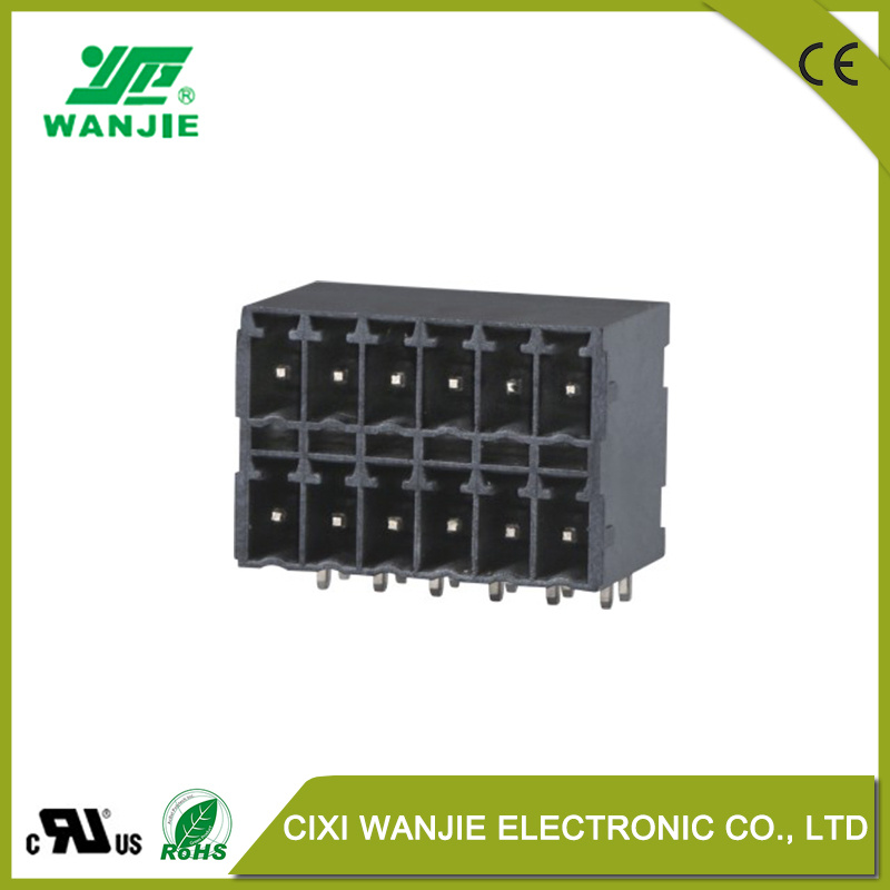 Plug-in Terminal Block Wj15edgrhb-Tht-3.5, 3.5mm