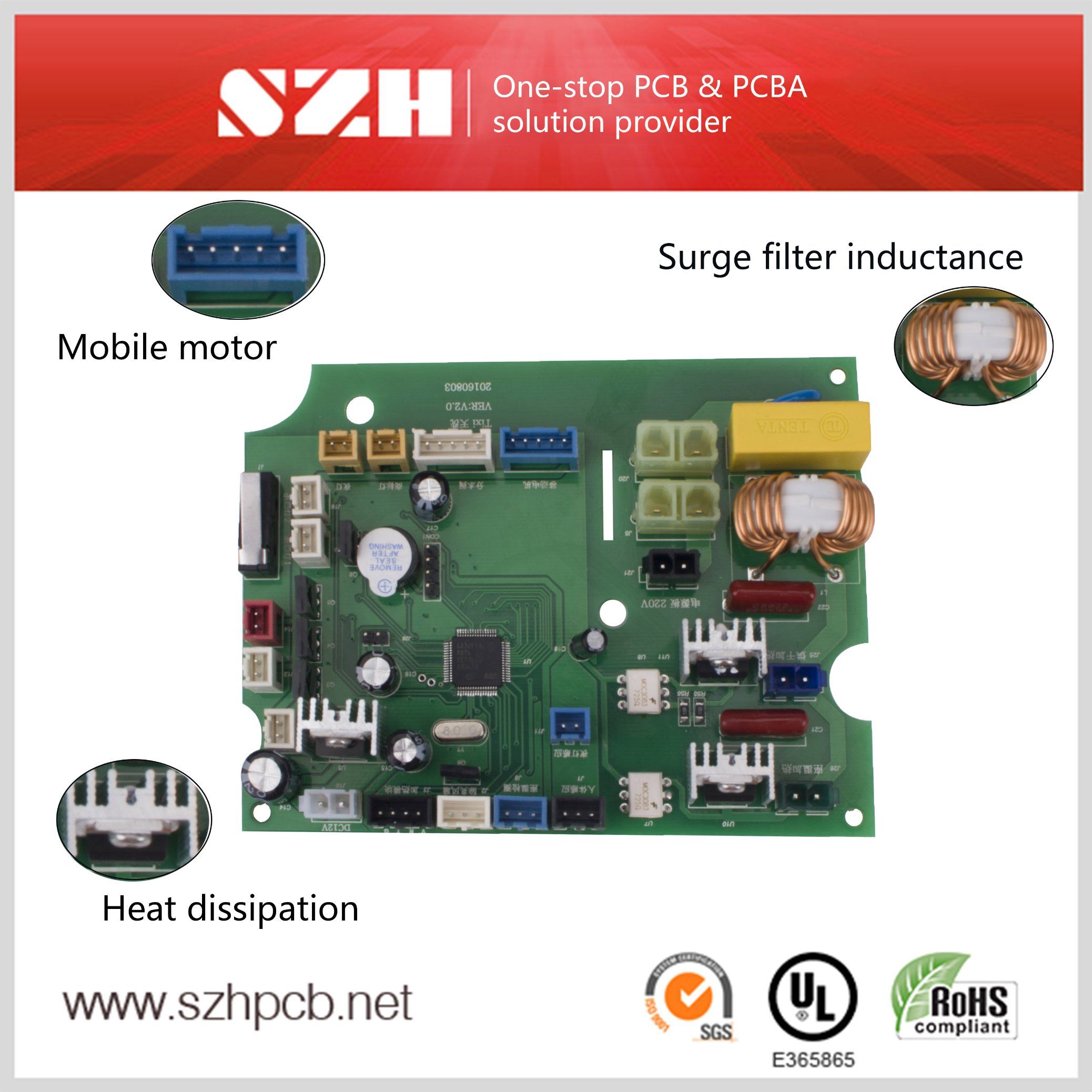 PCBA for OEM/ODM Automatic Bidet PCB Assembly Services