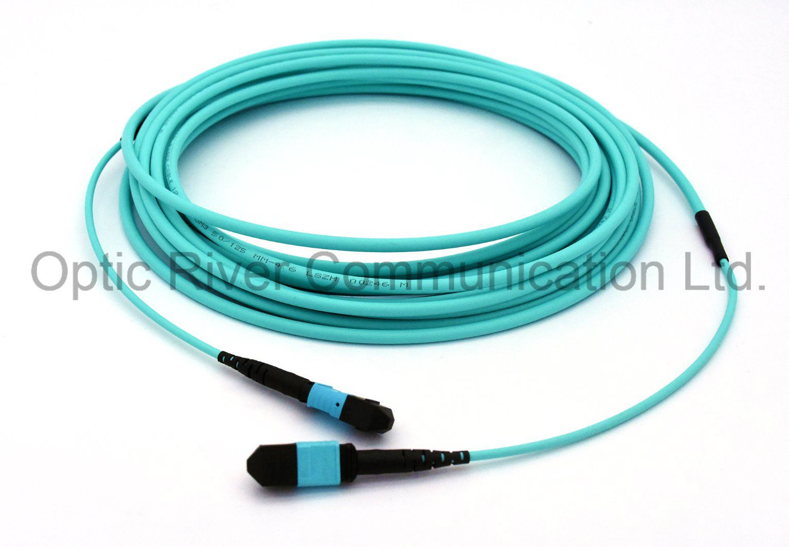 12f 3.6mm Round Cable MPO-MPO Patchcord Jumper Optical Fiber Connector Sm mm
