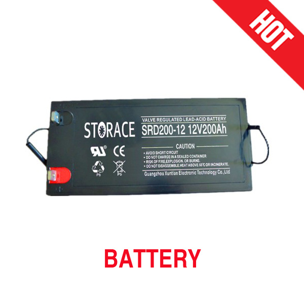 12V 200ah Battery Solar, Sealed Maintenance Free Battery