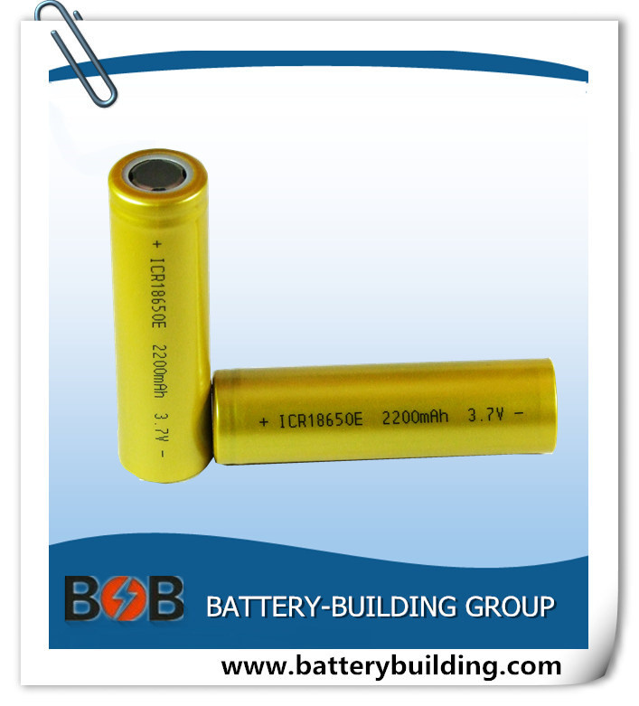 Icr18650 2200mAh Rechargeable Cell/Lithium Battery Cell