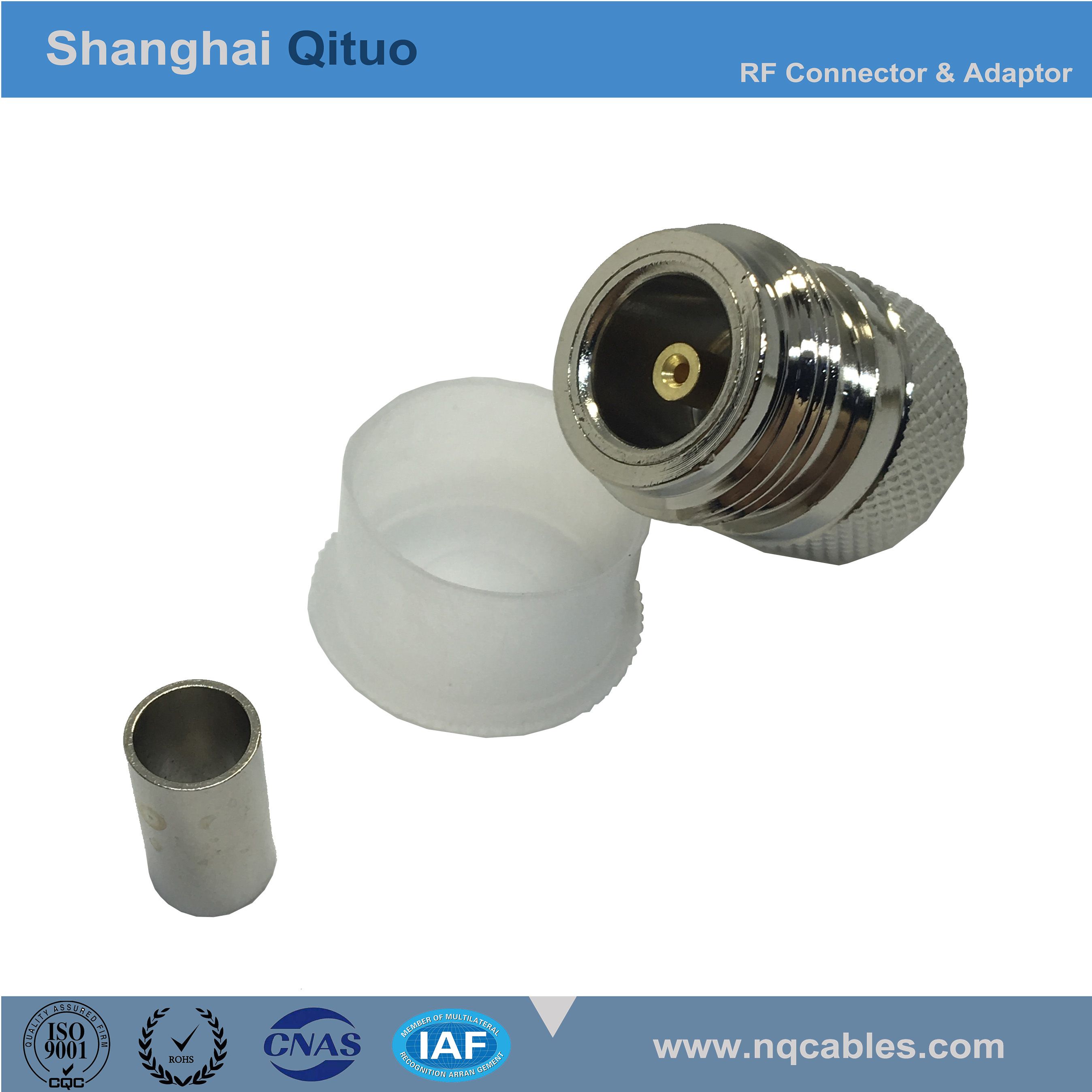 RF Connector N Straight Female Jack Crimp (N-K-C-3 for RG58U, -4, -5, -7) (4 kinds)