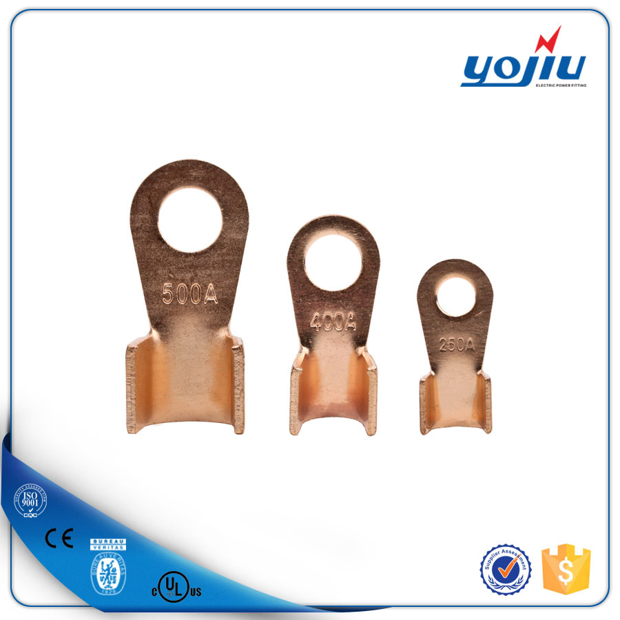 Ot 10A-1000A Copper Wire Nose Open Terminal Cable Lugs