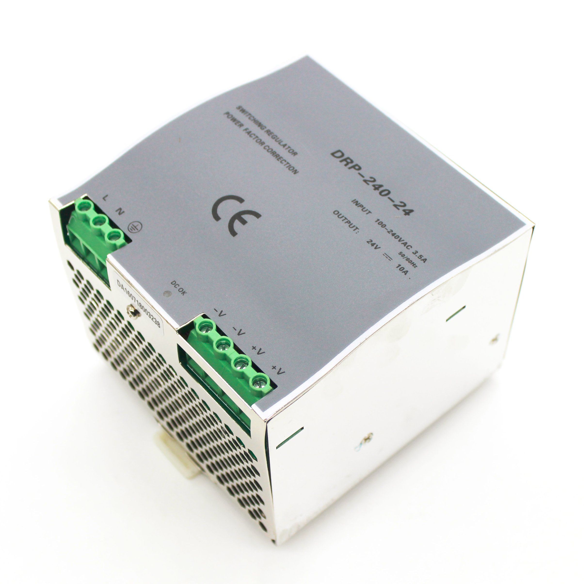 Dr-240-24 DIN Rail Series 240W 24V Output Switching Power Supply