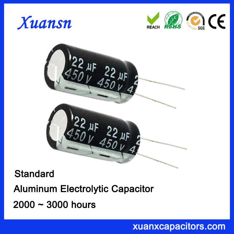 High Voltage 450V Electrolytic Capacitors for Sale