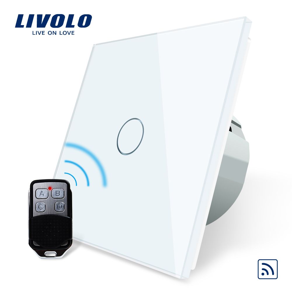 Livolo Remote Control Smart Home Light Wireless Touch Wall Switch (VL-C701R-11)