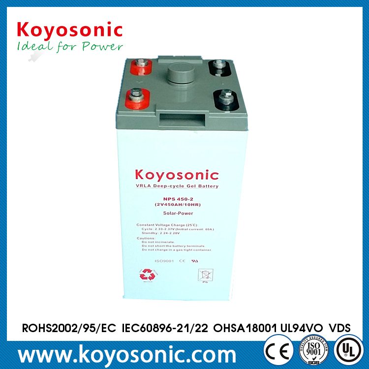 2V 400ah Solar Energy Storage Battery Deep Cycle Gel Battery
