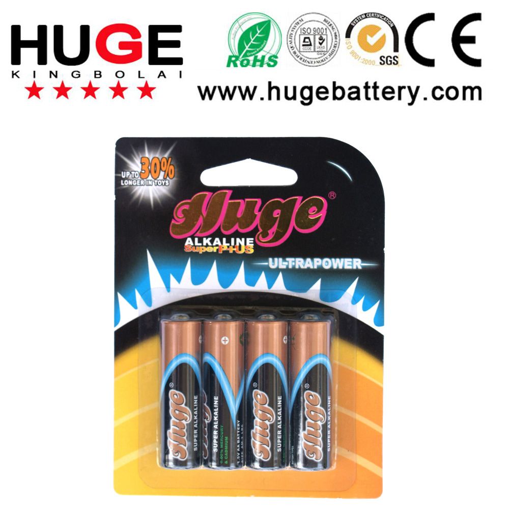 1.5V AA Alkaline Dry Battery Lr6