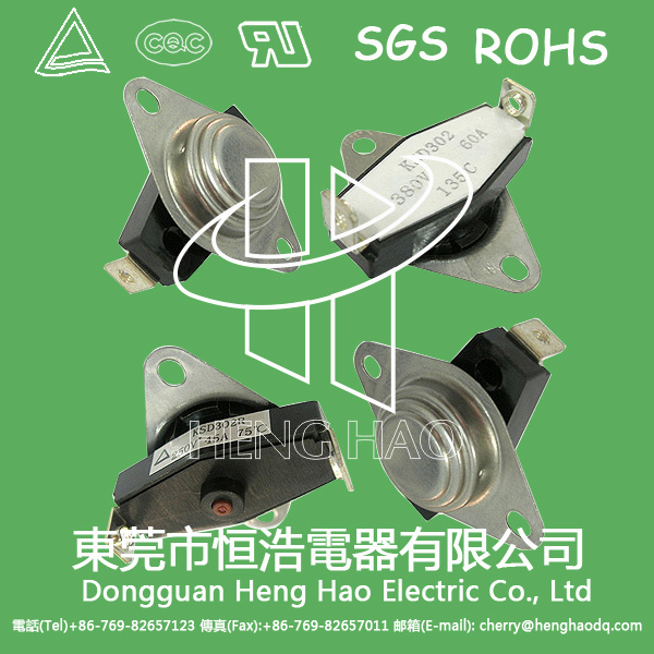 Ksd302 Heating Thermostat, Ksd302 Thermal Limited Switch