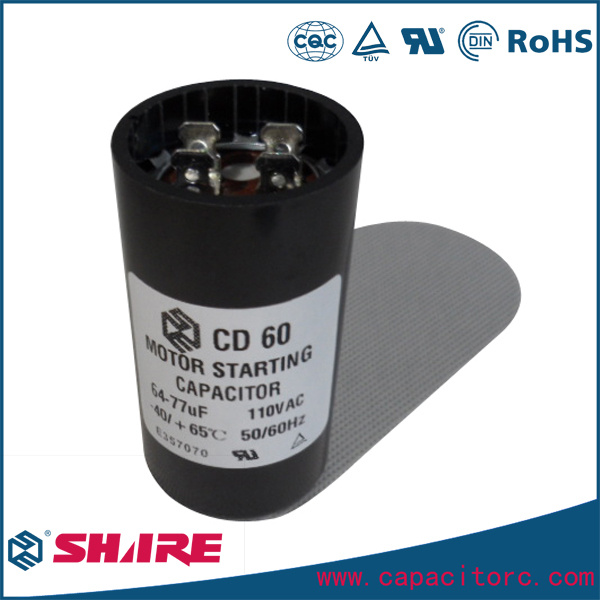 Electric Motors CD60 Capacitor for Refrigerating Compressor Capacitor