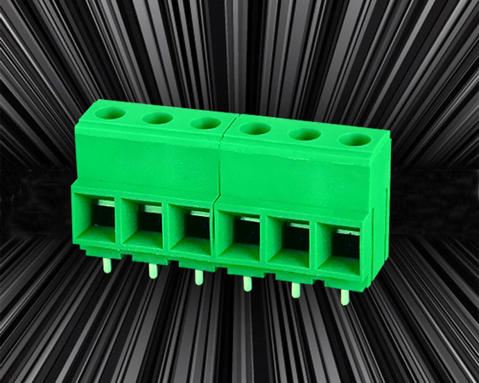 Screw Terminal Block with Dual Row Pins