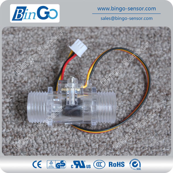 Crystal Water Flow Sensors Hall Sensor for Gas Water Heater