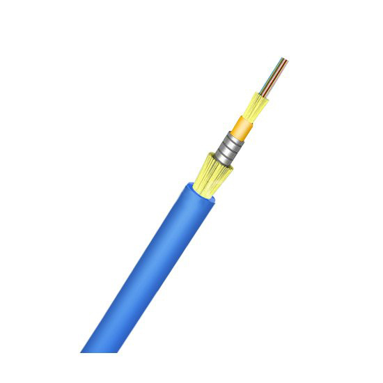 Singlemode OS2 Plenum Single-Armored Double-Jacket Tight-Buffered Indoor/Outdoor Fiber Optical Cable