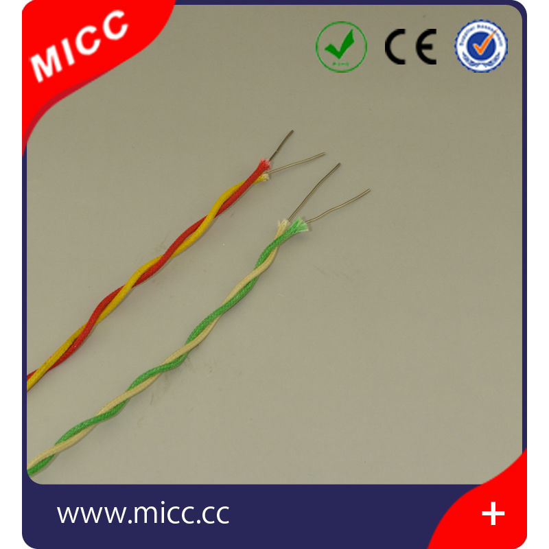 Micc Type K Twisted Fiberglass Insulation Thermocouple Extension Wire