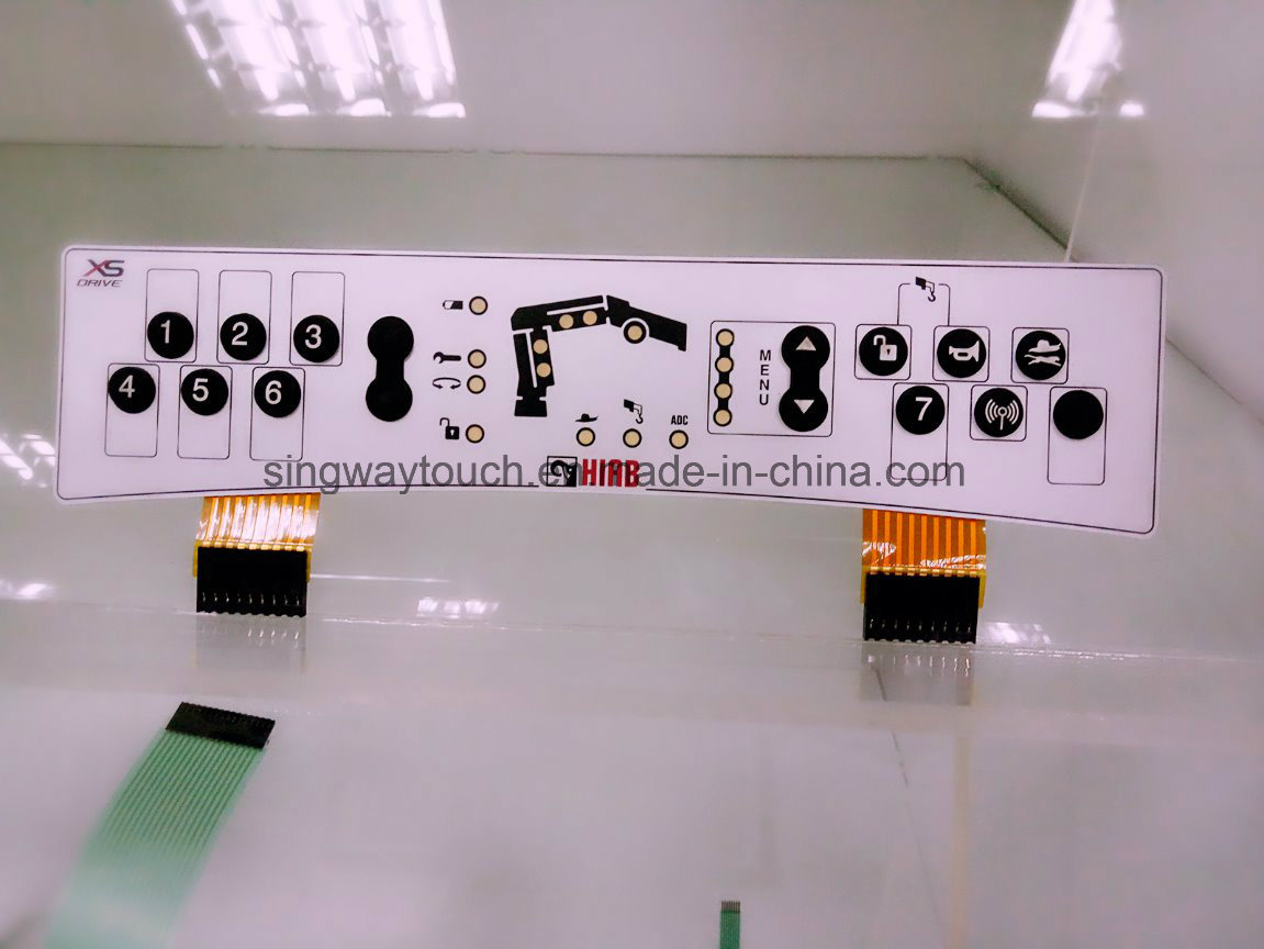 High Quality Membrane Switch with Silicone Keyboard