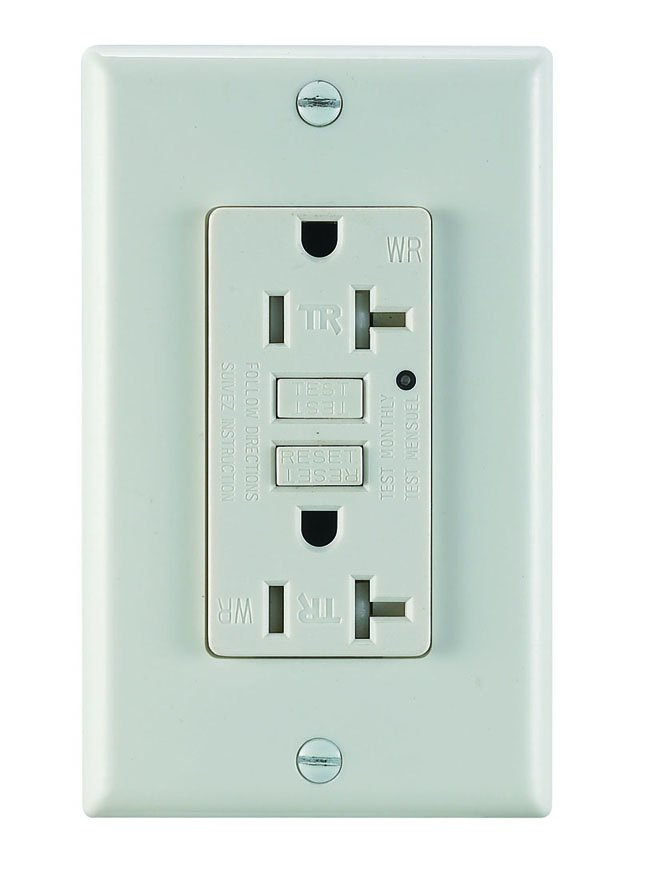 UL Standard Newest Edition Trwr GFCI with Wallplate 20A125V