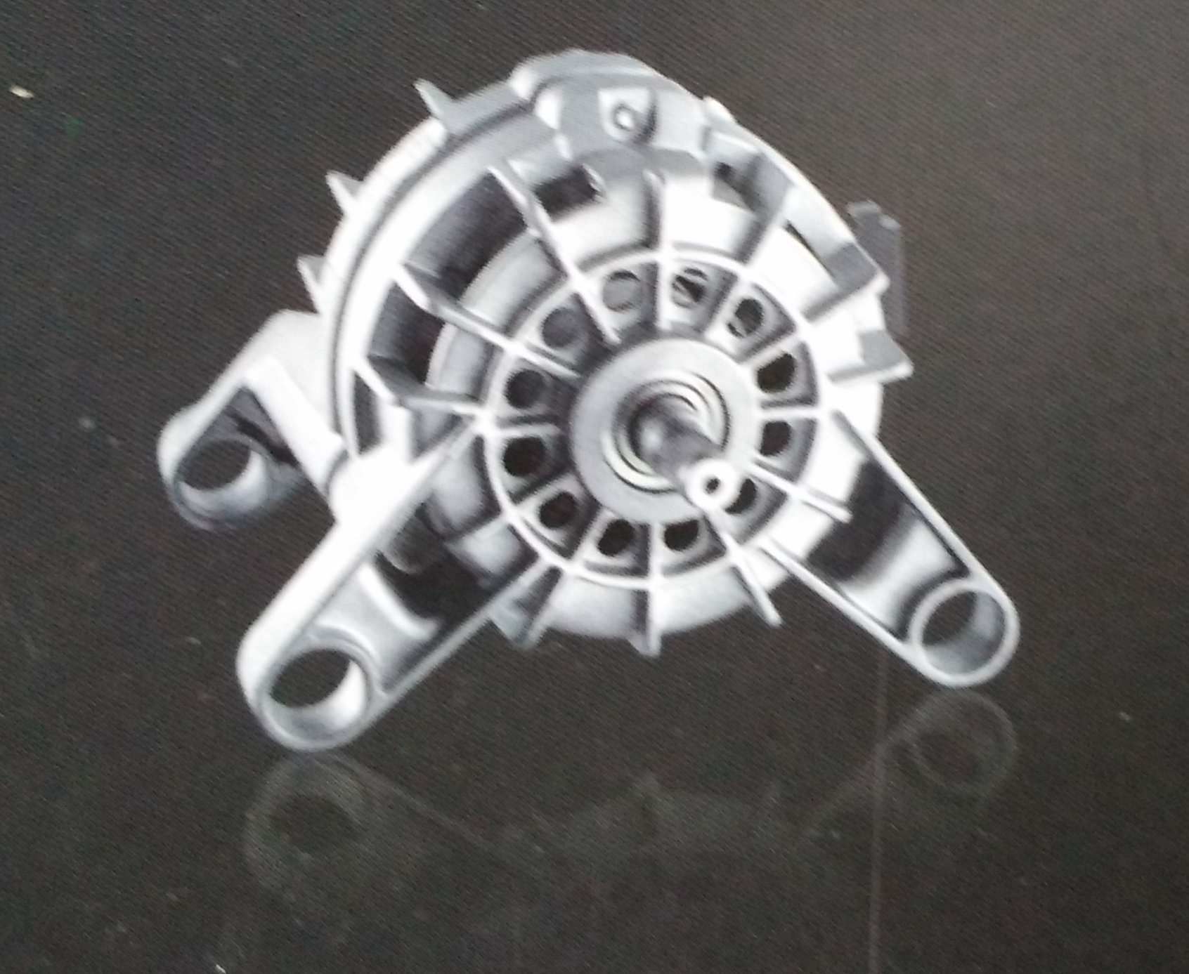 Al-Packed Brushless DC Motor for Washing Machine