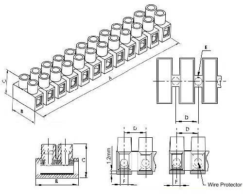 Terminals Block