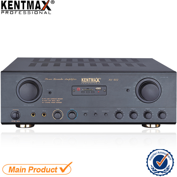 Aluminum Panel 100W Home Karaoke Stage Master Power Amplifier