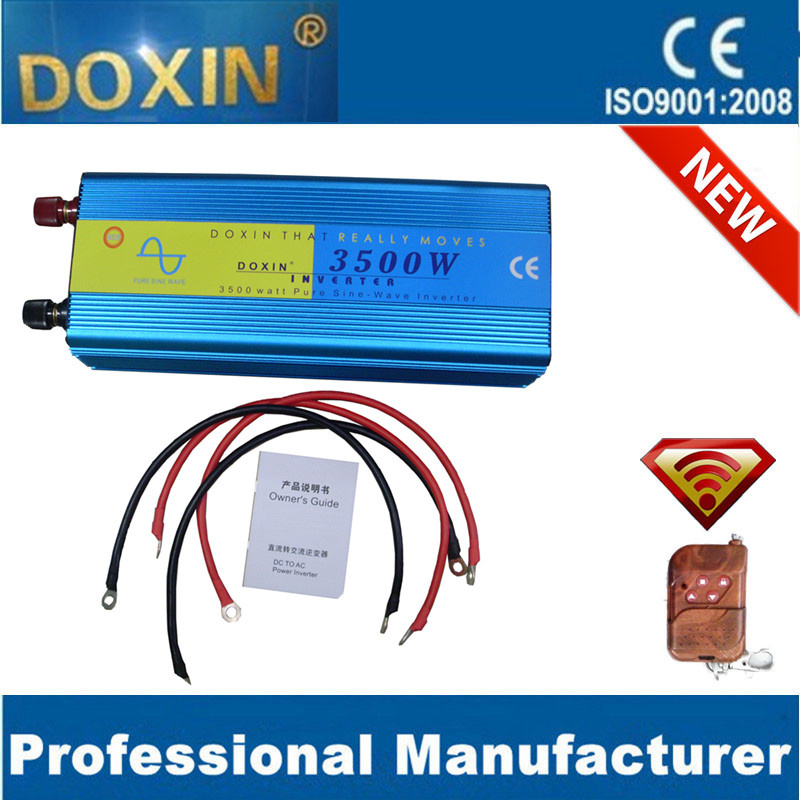 High Frequency 3500W Power Inverter with Wireless Remote Control