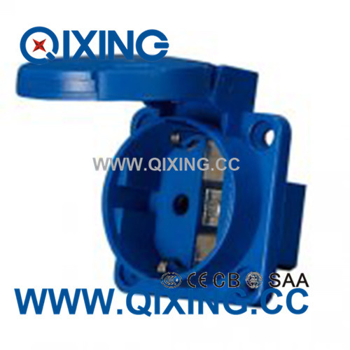 IP44 16A Schuko Panel Mounted Socket
