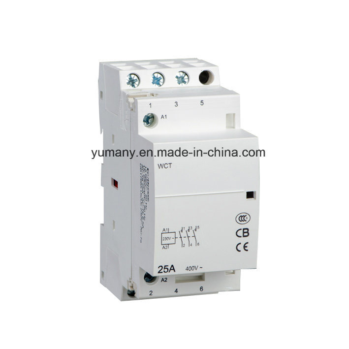 New Telecommunication Household AC Contactor (WCT-25A 3P 3NO)