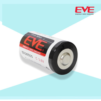 Eve Lithium Primary Er26500 Lisocl2 Bobbin Type Batteries Lithium Thionyl Chloride Battery