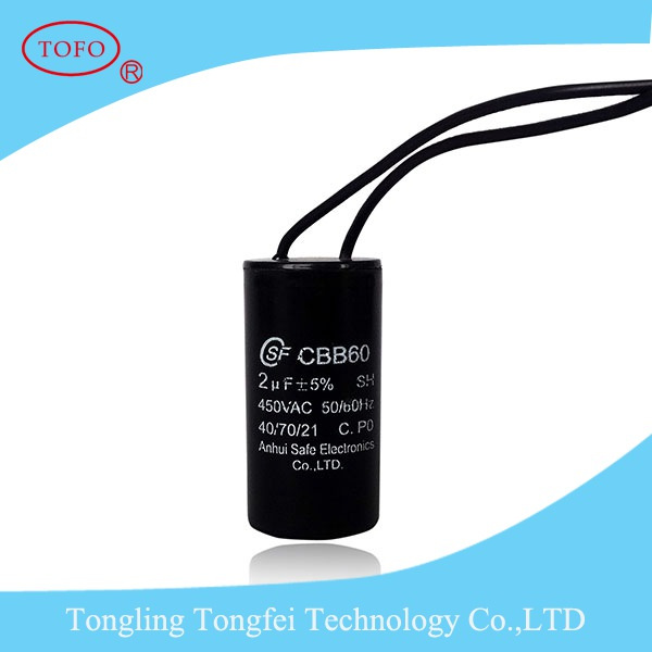 Cbb60 Sh Polypropylene Metallized Film Capacitor 16UF 250VAC