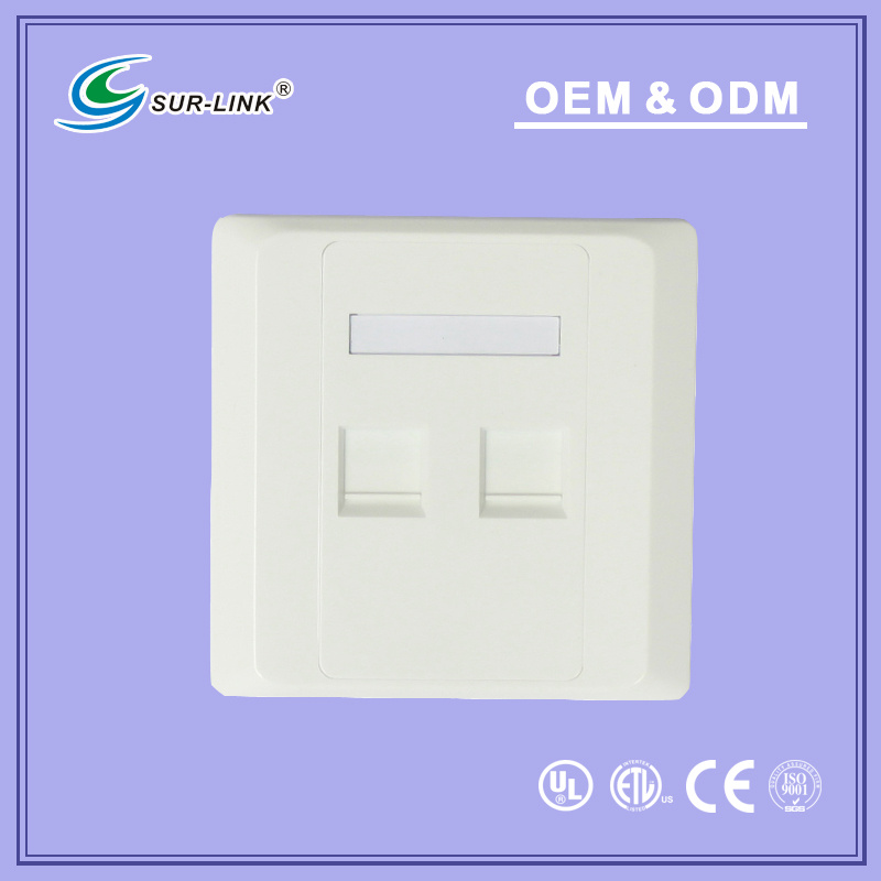 86 Type 2 Port Shutter Faceplate
