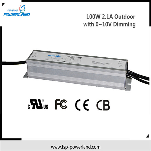 Ce Approved 100W 2.1A Outdoor Constant Current Dimmable LED Driver