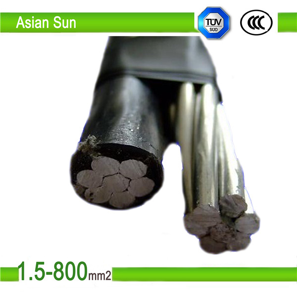 Duplex 1/0 2/0 4/0 XLPE Insulated ABC Cable