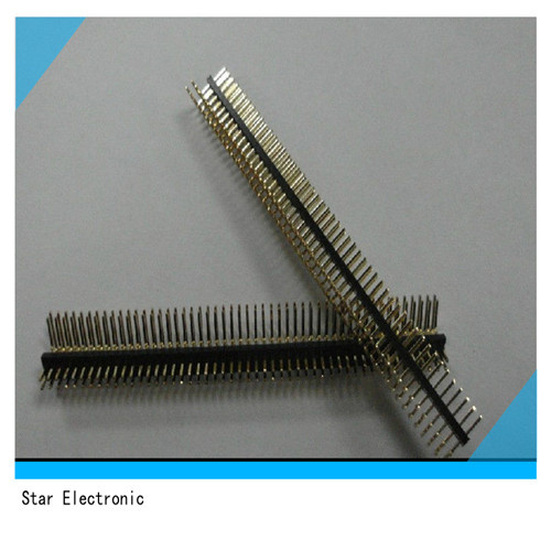 PCB 1.27mm Male Right Angle Pin Header Connector