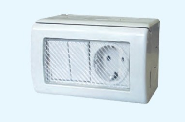 New Top Quality Waterproof Wall Switch Socket IP55 (DT-2GSSR)