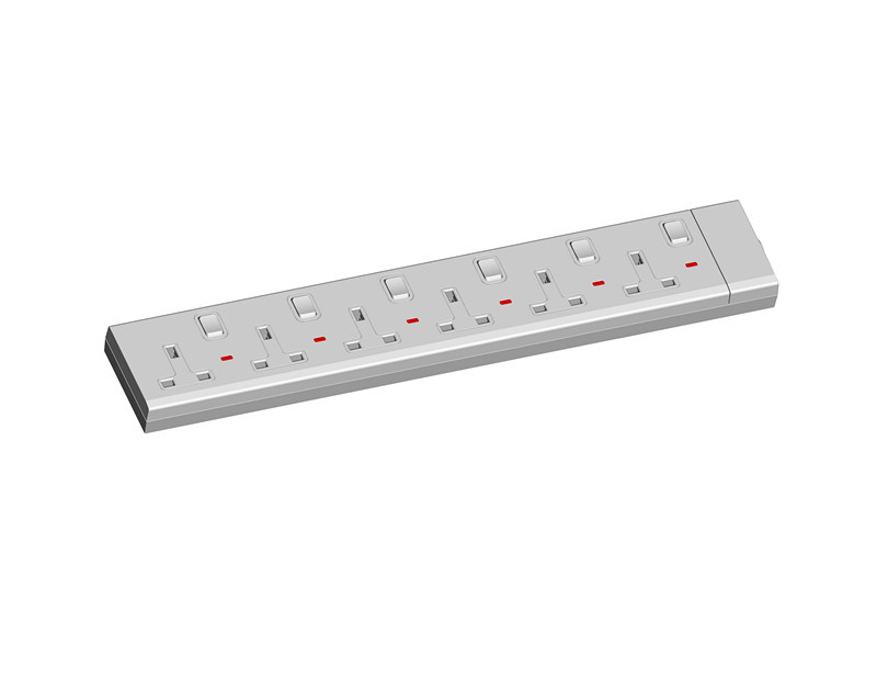 6 Gang Extension Socket
