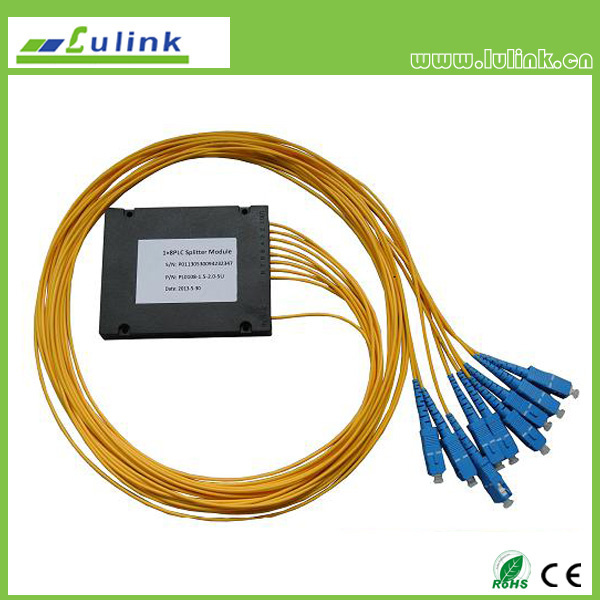 Blockless PLC Splitter 1*8 SC/PC