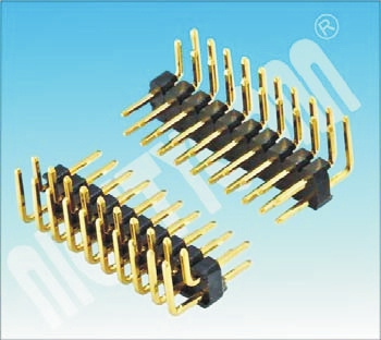 pH: 2.0mm Dual Rows Pin Header Connector Right Angle Pin