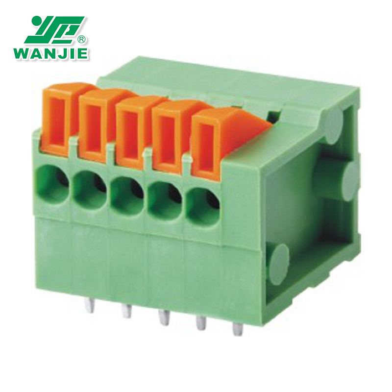 PCB Spring Terminal Block Wj141V/141r, Pitch 2.54mm