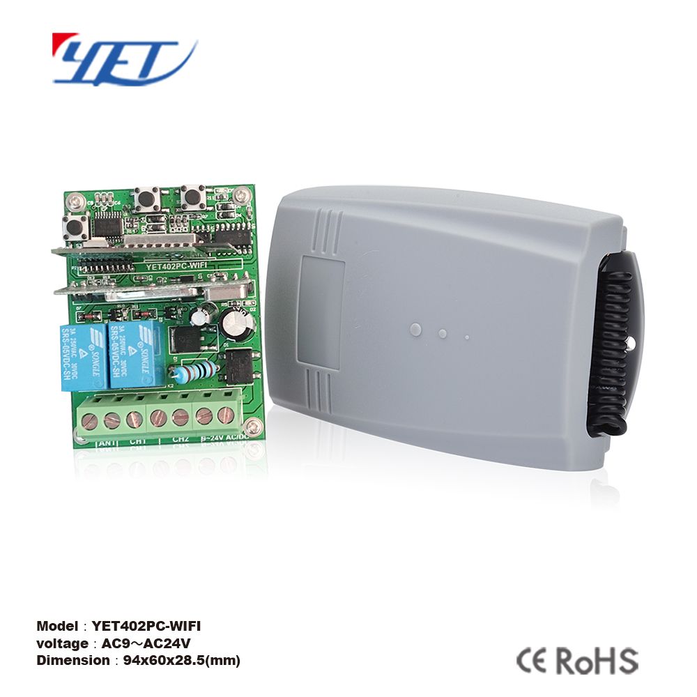 WiFi Rolling Door Controller Board Receiver Yet402PC-WiFi with Remote Control