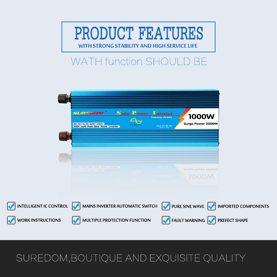 DC12V/24V/48V 1000W-6000W Solar off Grid Inverter