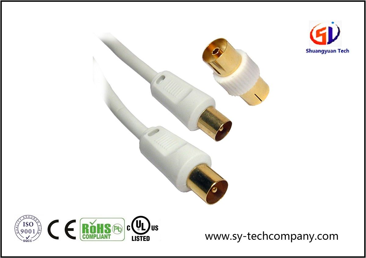 1m RF Fly Lead Coaxial Aerial Cable