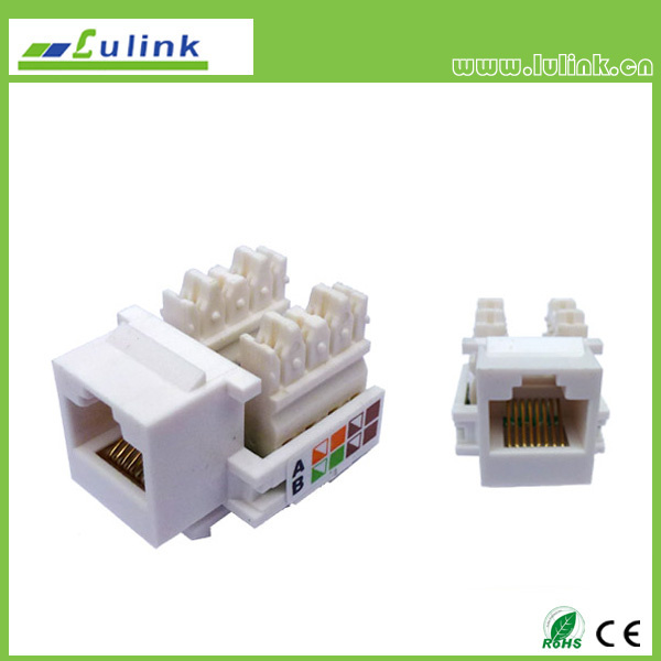 Cat. 3e 6p4c Unshielded Keystone Jack