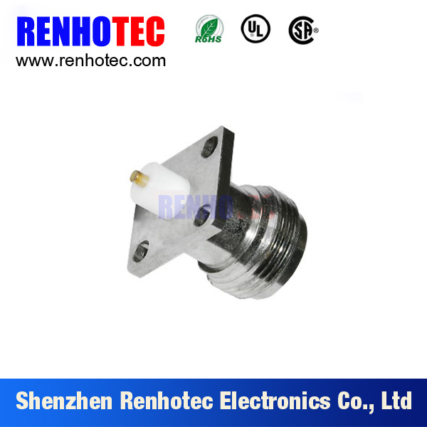N Female Jack Panel Receptacle Coaxial Connector